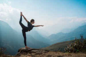 Yoga in montagna
